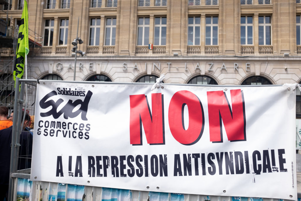 Non à la repression antisyndicale