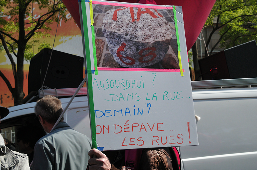Manifestation nationale des retraité∙es, à Paris, le 11 avril 2019. [Gérard Millant]