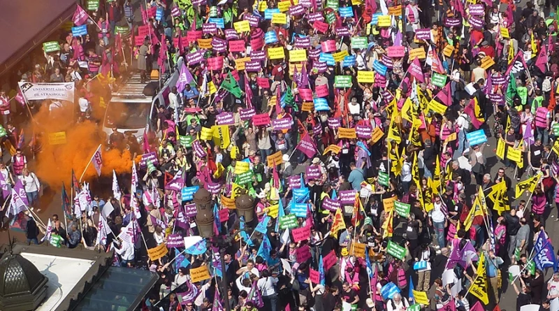 24 mars 2012 : la manifestation nationale organisée par Solidaires. [C.Voisin]