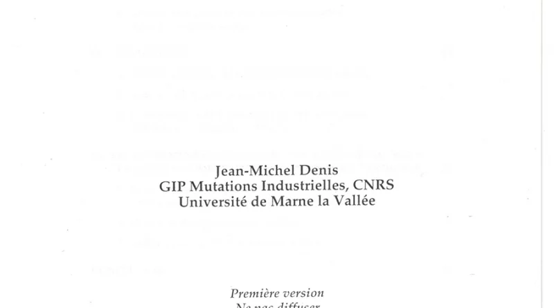 Dès septembre 1996, un travail sur les perspectives du Groupe des dix. [Coll. CM]