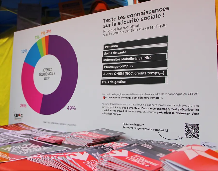 Matériel de campagne du CEPAG. [CEPAG]