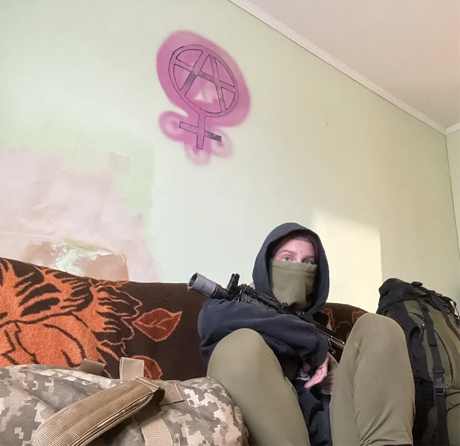 Ivanka, combattante féministe, mars 2025. [Bilkis]