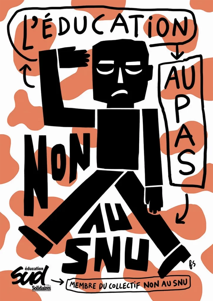 Affiche de la fédération des syndicats SUD Éducation [SUD Éducation]