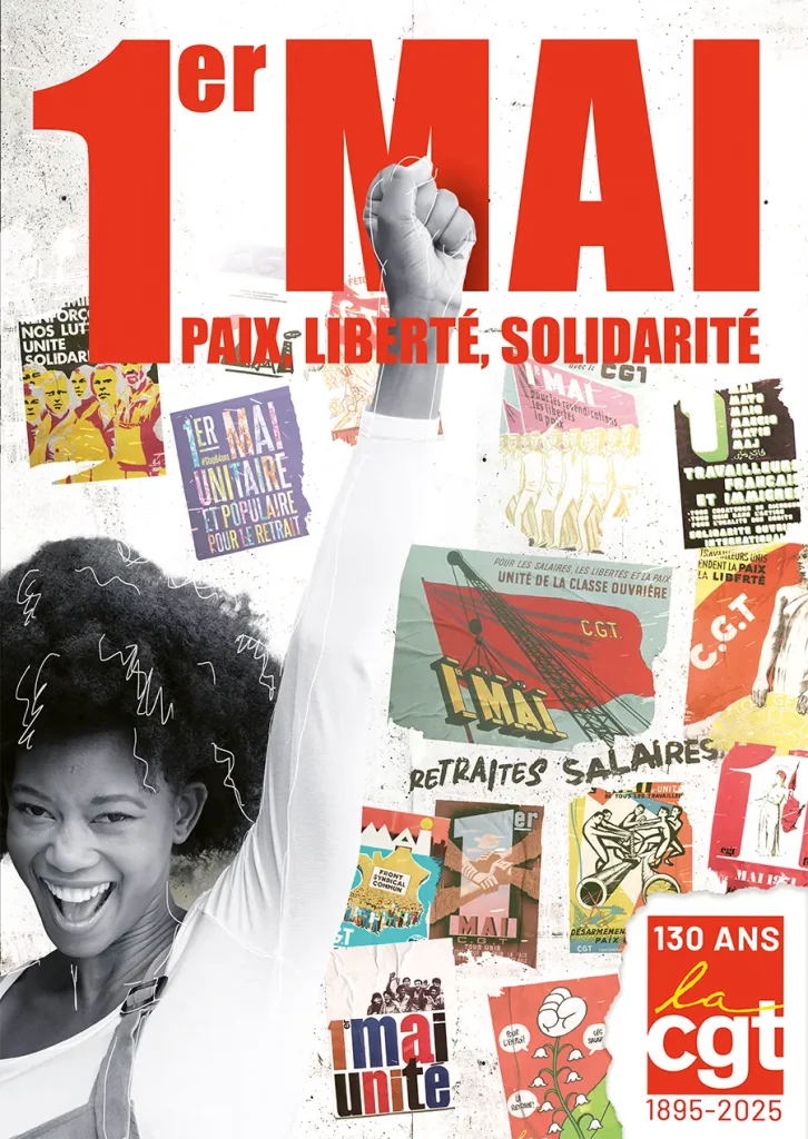 Affiche CGT pour le 1er mai 2025. [CGT]