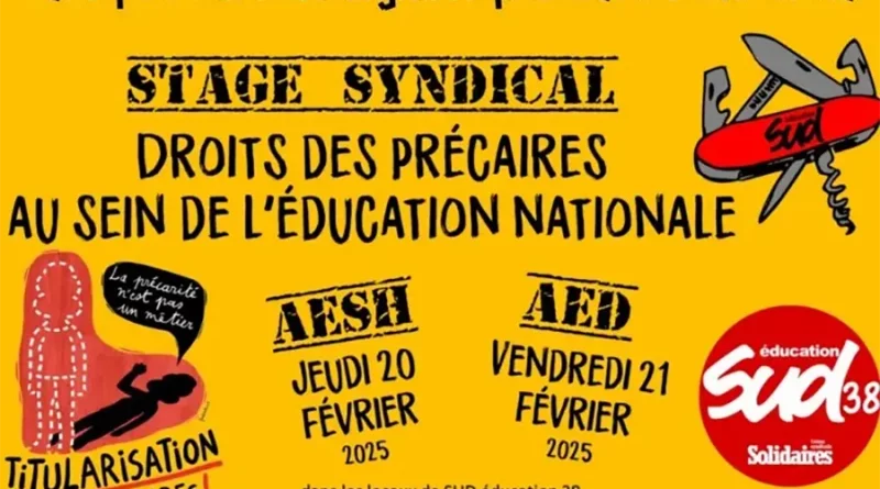 Des locaux syndicaux pour la formation syndicale et nos syndicats : ici, Solidaires Isère. [DR]