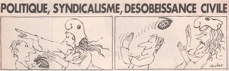 Dessin paru dans La Gueule ouverte n°130 du 3 novembre 1976. [Coll. CM]