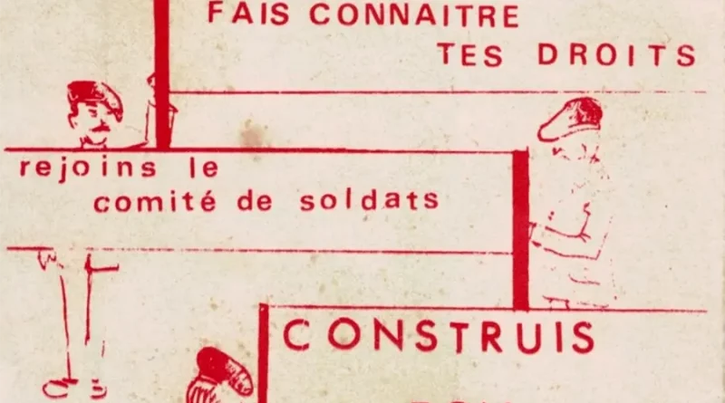 Autocollant d’Information pour les droits des soldats (IDS), années 1970. [Coll. CM]