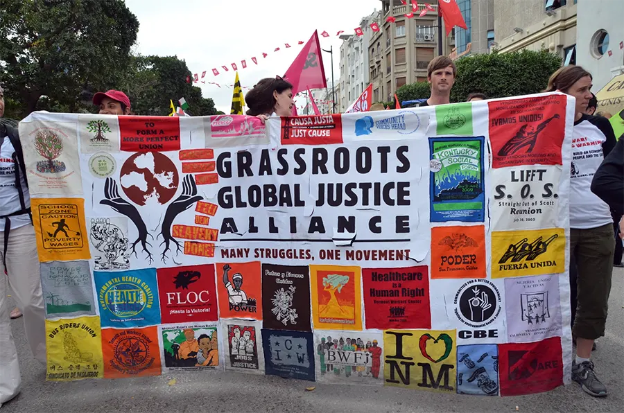 Au Forum social mondial de 2013, à Tunis. [Coll.CM]