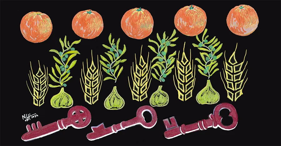 « Oranges », 2024. [Nayla Hanna]