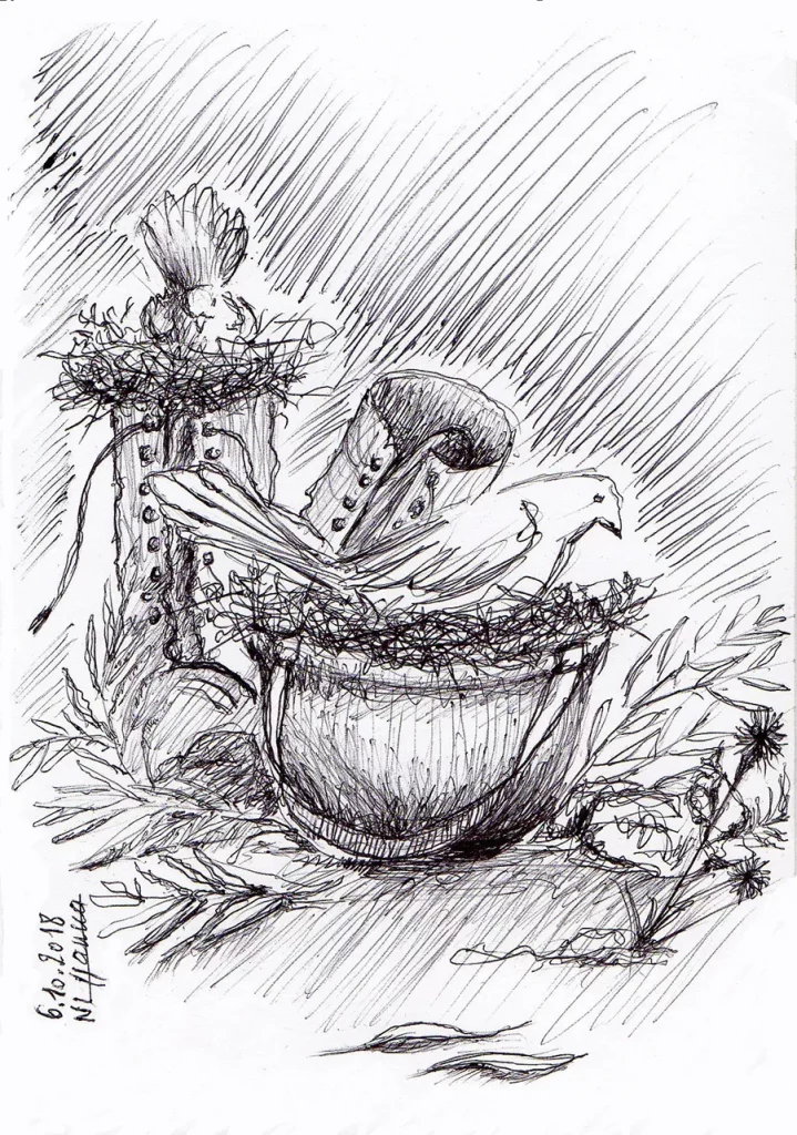 « Quand les guerres s’achèvent », 2018. [Nayla Hanna]