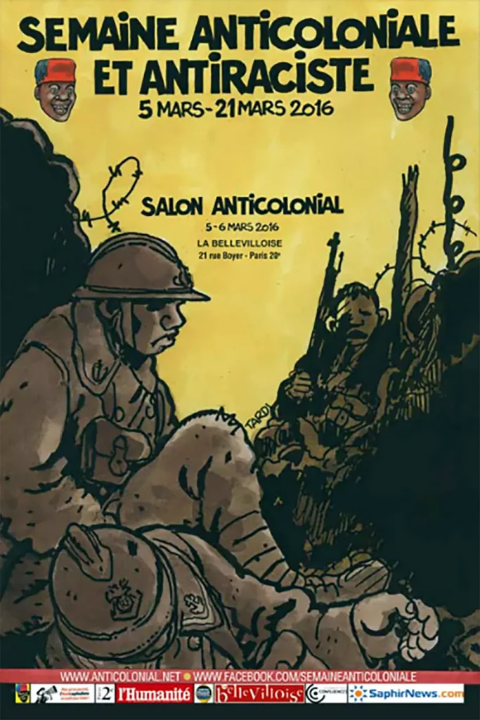 Affiche de la Semaine anticoloniale 2016. [DR]
