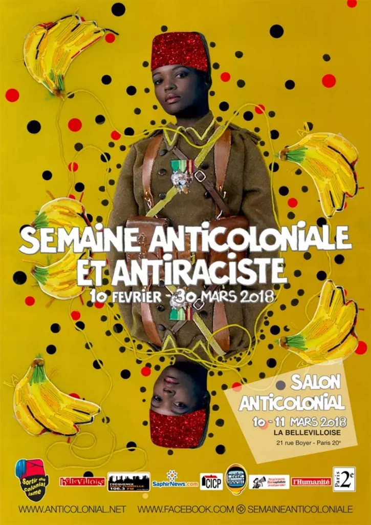 Affiche de la Semaine anticoloniale 2018. [DR]