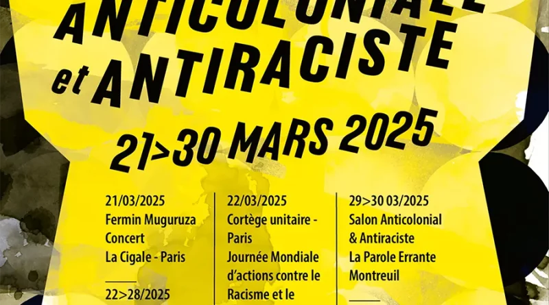 Affiche de la Semaine anticoloniale 2025. [DR]