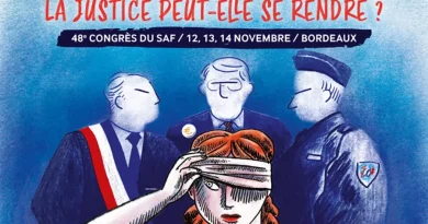 « La justice peut-elle se rendre ? », en couverture de la revue du SAF d’octobre 2021. [SAF]