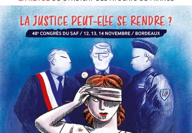 « La justice peut-elle se rendre ? », en couverture de la revue du SAF d’octobre 2021. [SAF]