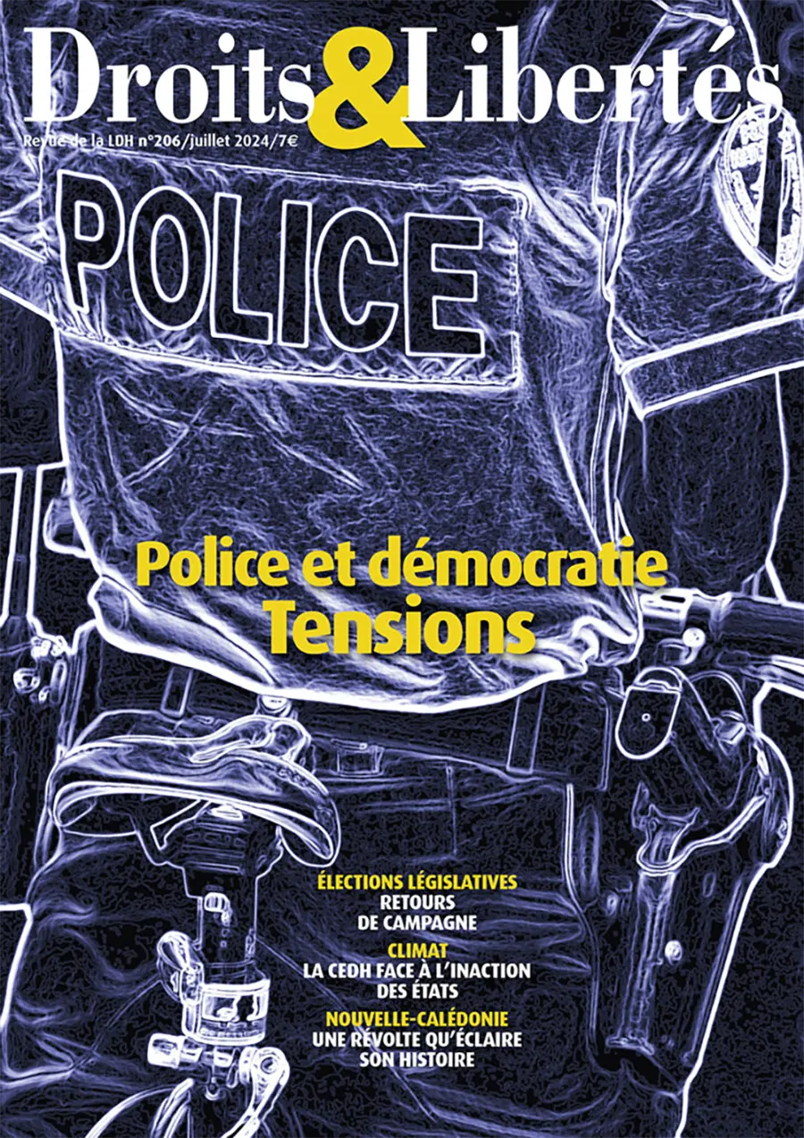 Le numéro 206 de la revue trimestrielle de la LDH. [LDH]