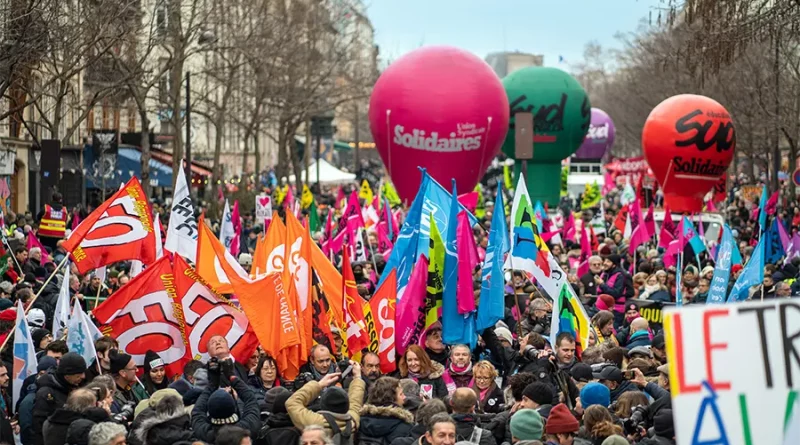 Manifestation parisienne du 19 janvier 2023. [Rémi Desprez]