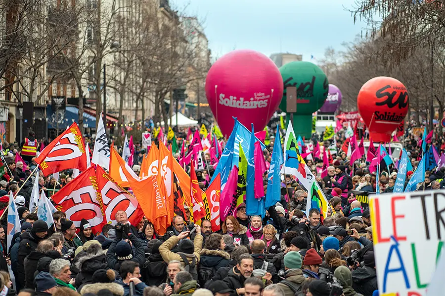 Manifestation parisienne du 19 janvier 2023. [Rémi Desprez]