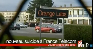 « Nouveau suicide à France Télécom », 2009. [DR]