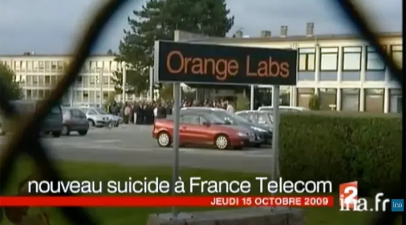 « Nouveau suicide à France Télécom », 2009. [DR]