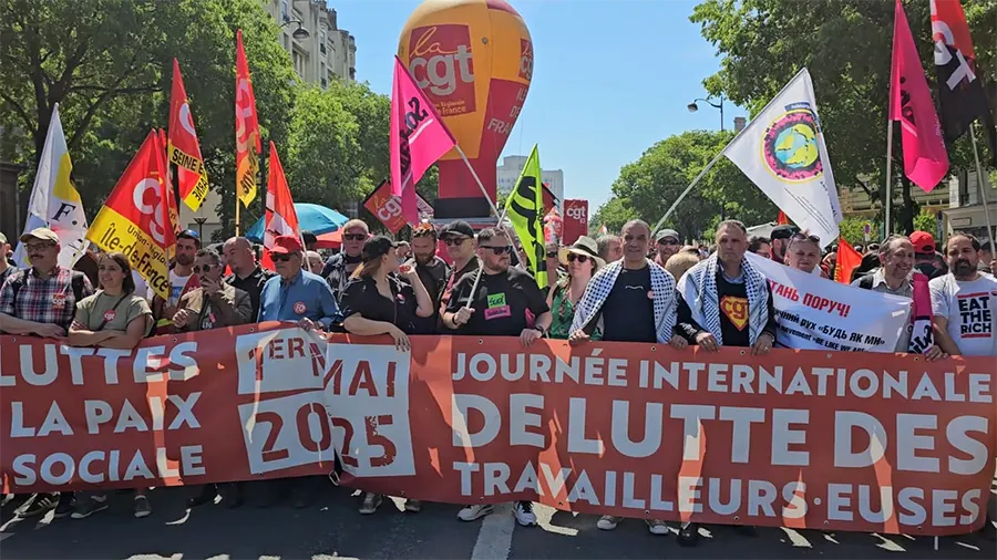 Premier mai 2025, à Paris. [Solidaires]