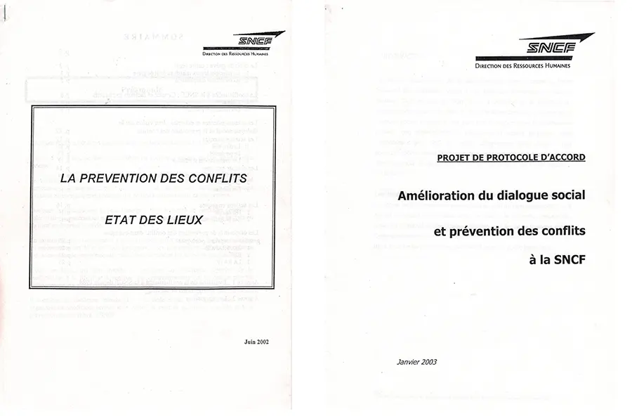 Une histoire sans cesse reprise : après la grève de 1986 :1987, après celle de 1995, après celle de 2001, pour aboutir au projet d’accord qui sera signé en 2003 puis élargi en 2004. [Coll. CM]