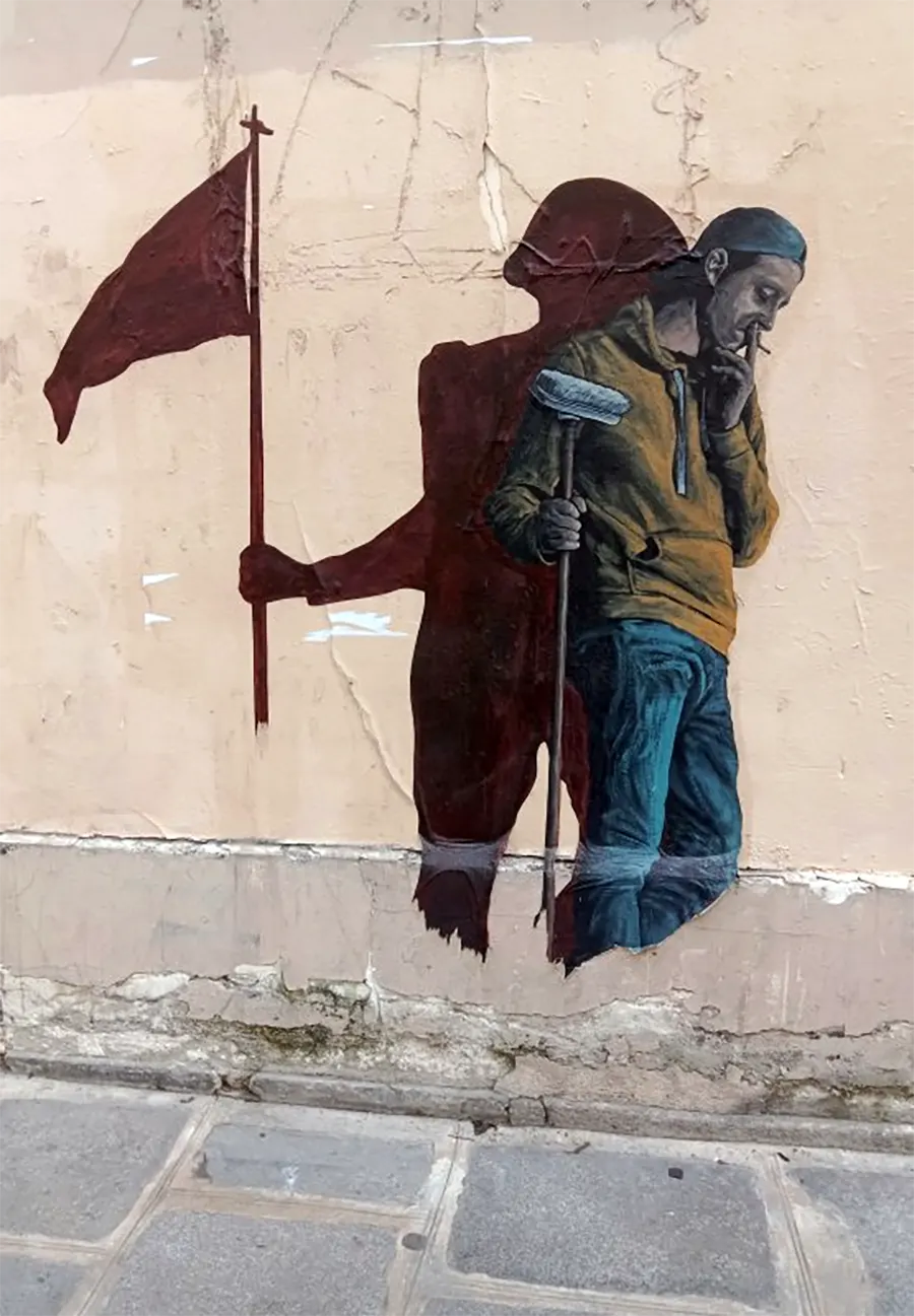 Sur un mur parisien… [Coll. JRD]