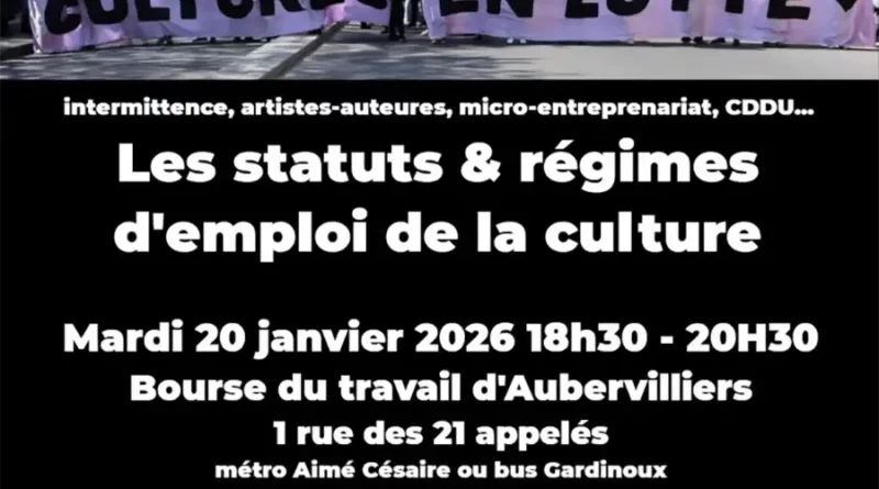 Une permanence syndicale sur les statuts et régimes d’emploi de la culture. [SUD Culture Solidaires]